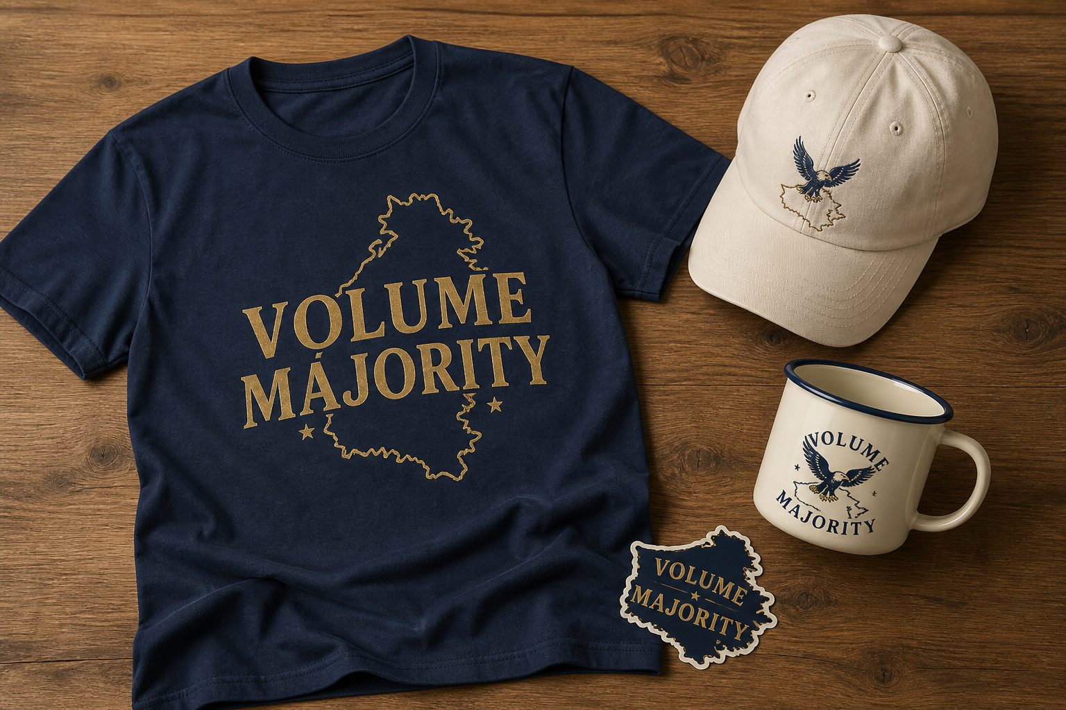 Volume Majority merchandise